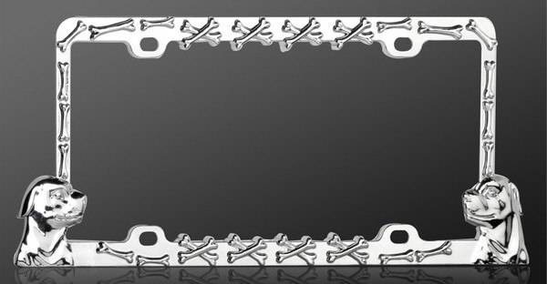 LICENSE PLATE FRAME - METAIL DESIGN- ON SALE